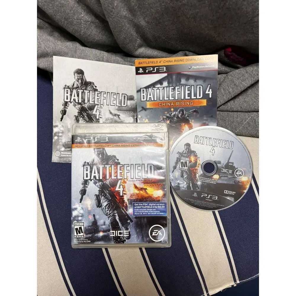 Battlefield 4 (Sony PlayStation 3‎ PS3, 2013)  Tested Works Video Game